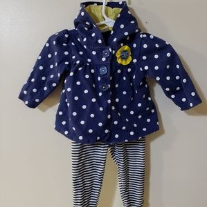 Navy blue carters outfit 9m